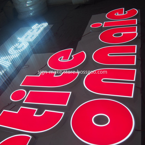 Trim Cap LED Channel Letter Signs
